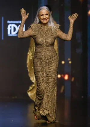 Wild cat brown gown