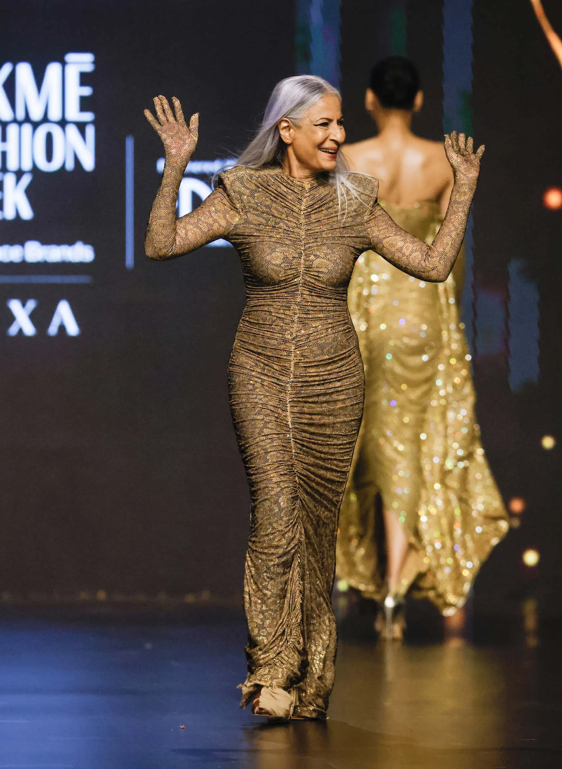 Wild cat brown gown