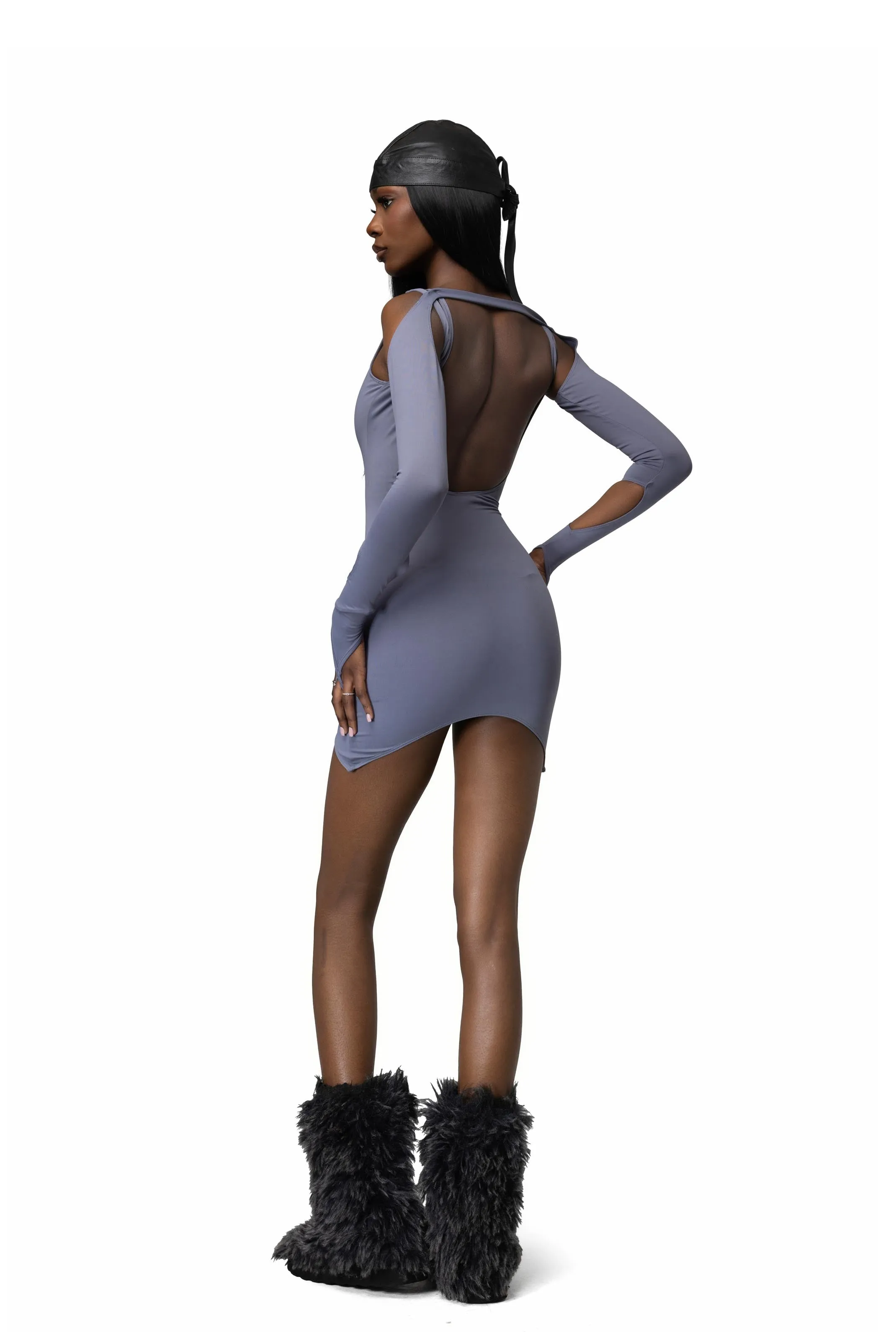 XYLO DRESS- BLUE