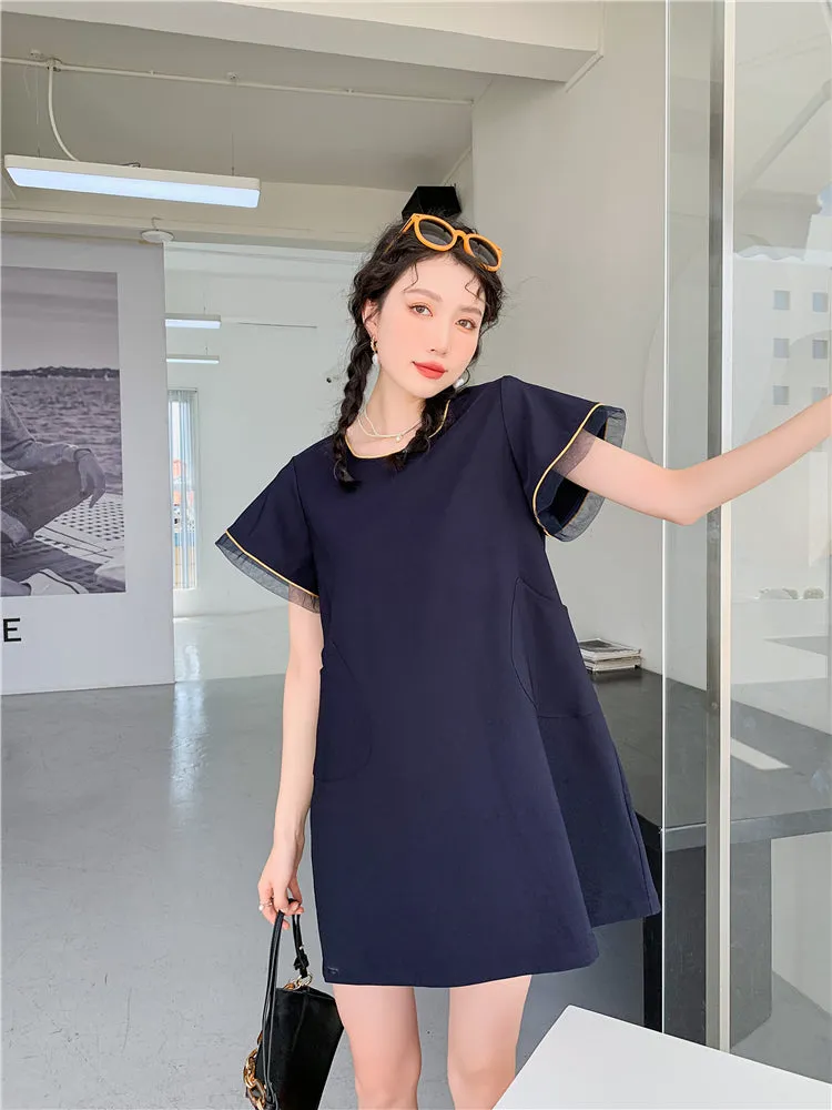 Y2K Cartoon Chinese Figures Mini Dress