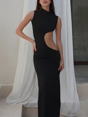 Y2K Cut Out Maxi Dress