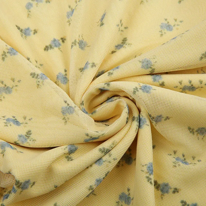 Y2K Yellow Mini Dress