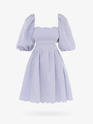 Zimmermann Linen Dress With Cut Out Detail
