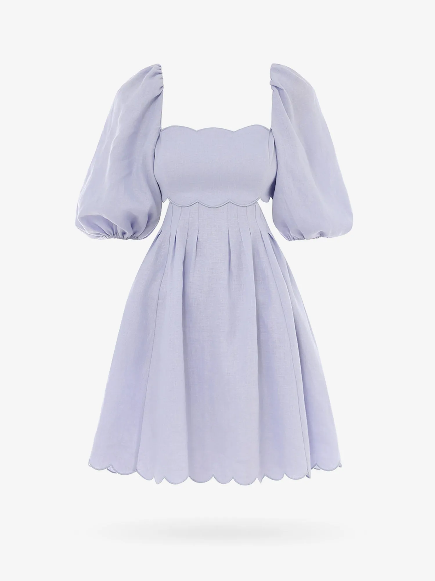 Zimmermann Linen Dress With Cut Out Detail